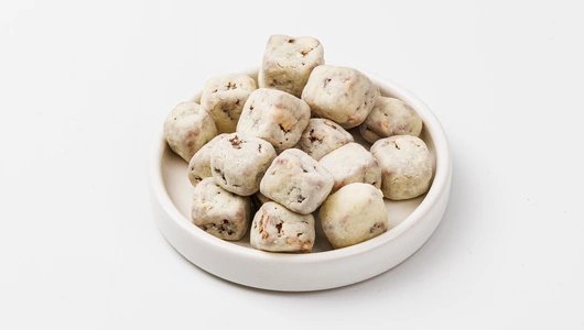 Пастила фруктово-овощная с фундуком в белом шоколаде