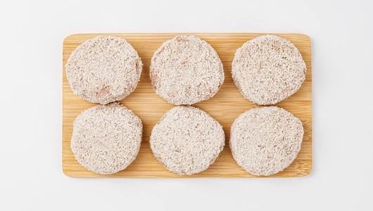 Котлеты из красной фасоли с грибами, зам.