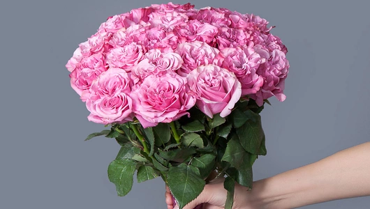 Монобукет 25 Роз "Country blues"