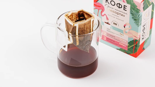 Кофе молотый в дрип-пакетах ассорти (Перу, Сальвадор, Никарагуа)