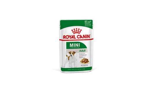Royal Canin паучи Для взрослых собак мелких размеров от 10 месяцев, кусочки в соусе, Mini Adult