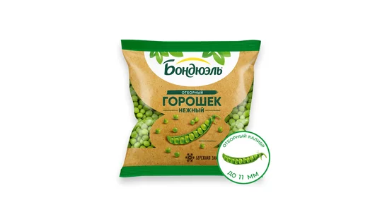 Зеленый горошек Бондюэль замороженный 400 г Зеленый горошек Бондюэль замороженный 400 г