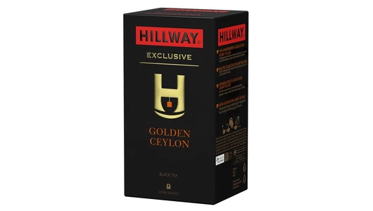Чай черный Hillway Golden Ceylon пакетированный 25х2 г