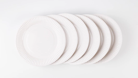 Набор тарелок бумажных, белые, 6 шт Набор тарелок бумажных, белые, 6 шт