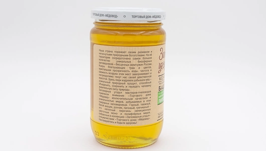 Мед Заповедные угодья Липовый натуральный 500 г