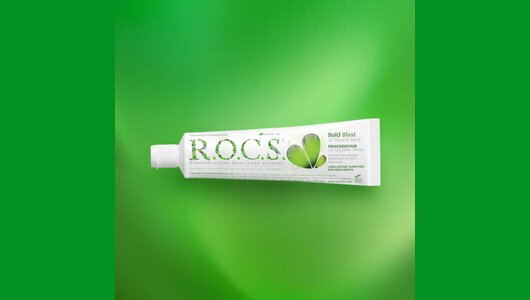 R.O.C.S. Зубная паста Энергия утра Двойная мята 74 г R.O.C.S. Зубная паста Энергия утра Двойная мята 74 г