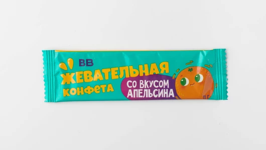 Конфета жевательная в ассортименте (манго,ананас,апельсин)