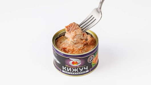 Кижуч натуральный кусочки ж/б, 227 г