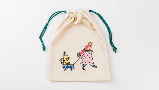 Мешочек для подарков "Принцесса с котиком"