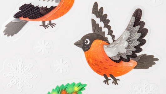 Наклейки на окна многослойные "Новогодние" Наклейки на окна многослойные "Новогодние"