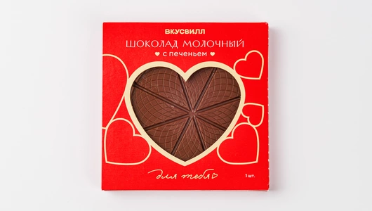 Шоколад молочный с печеньем Шоколад молочный с печеньем