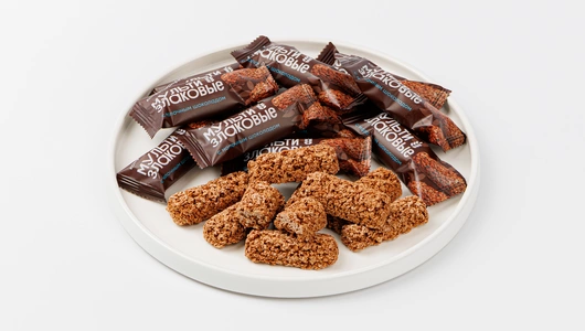 Конфеты мультизлаковые с молочным шоколадом