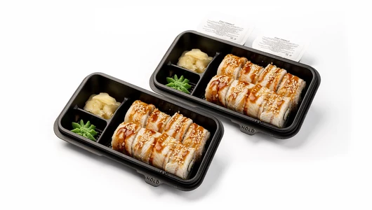 Двойной Канада сяке ролл