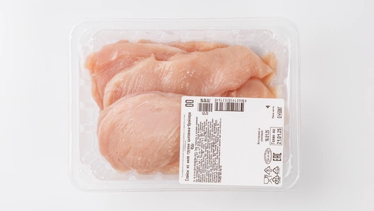 Слайсы из филе грудки цыпленка-бройлера