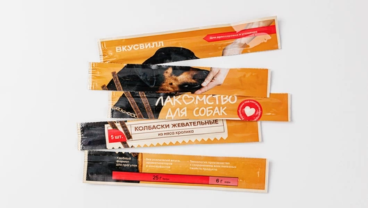 Колбаски жевательные для собак из мяса кролика