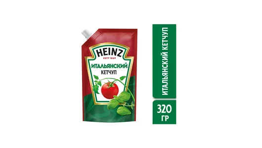 Кетчуп Heinz Итальянский дой-пак 320 г
