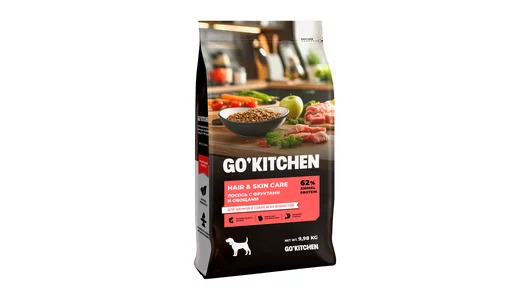 Корм GO'KITCHEN ягненок с овощами, полнорационный беззерновой сухой корм для щенков и собак всех возрастов для чувствительного пищеварения, 9,98 кг