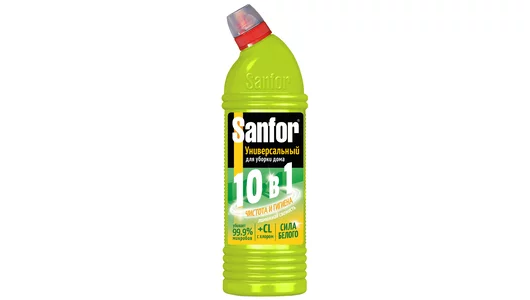 Средство чистящее универсальное 10 в&nbsp;1 Sanfor Лимонная свежесть 750 г