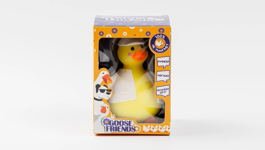 Игрушка-антистресс "Гусь в шляпе маленький"