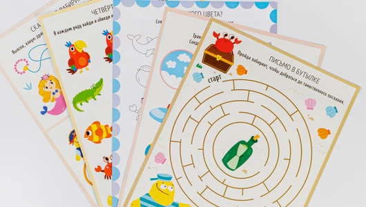 Развивающие карточки "Фудик в поисках сокровищ" в компл. с папкой