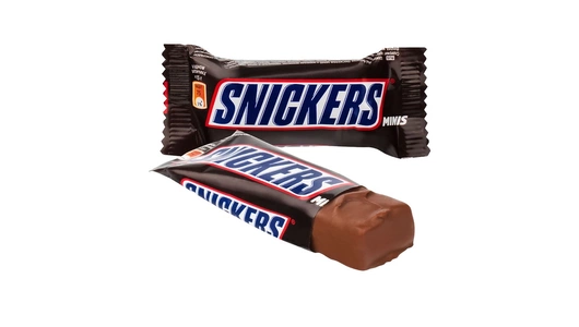 Шоколадные батончики Snickers Minis с жареным арахисом карамелью и нугой 180 г Шоколадные батончики Snickers Minis с жареным арахисом карамелью и нугой 180 г