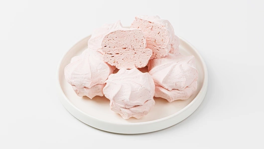 Зефир из печеных яблок с малиной