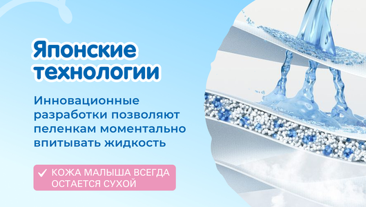 Пеленки для детей Marabu 60х60 10 шт