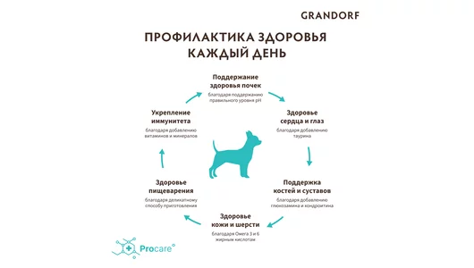 Корм сухой Grandorf Индейка для собак мини-пород 3 кг Корм сухой Grandorf Индейка для собак мини-пород 3 кг