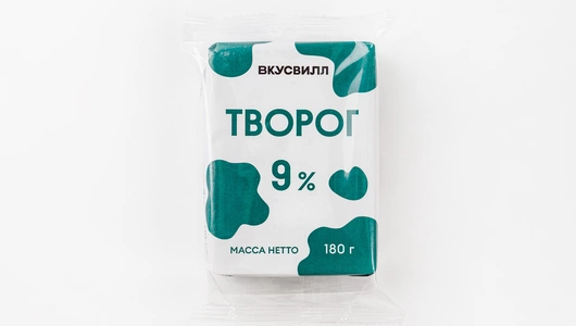 Творог 9%, 180 г Творог 9%, 180 г