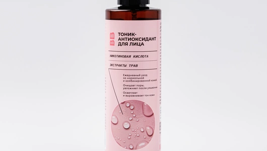 Тоник-антиоксидант для лица с никотиновой кислотой и экстрактами трав