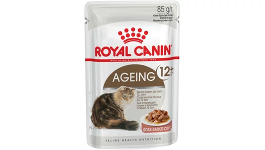 ROYAL CANIN 85гр для кошек от 12 лет Эйджинг+12 (соус) (пауч)