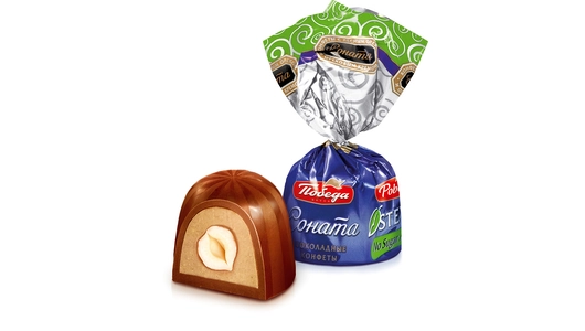 Конфеты шоколадные Победа вкуса Соната с&nbsp;лесным орехом без&nbsp;добавления сахара 200 г