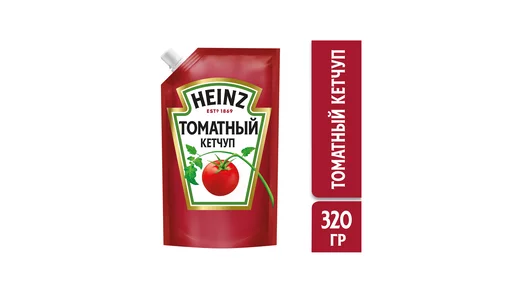 Кетчуп Heinz Томатный дой-пак 320 г