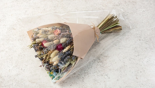 Букет сухоцветов "Лаванда и травы"