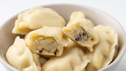 Вареники с картофелем и грибами