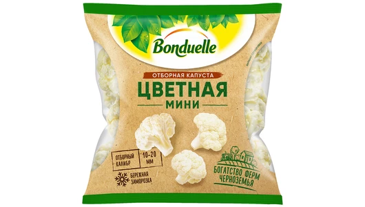 Капуста цветная Бондюэль мини замороженная 300 г Капуста цветная Бондюэль мини замороженная 300 г