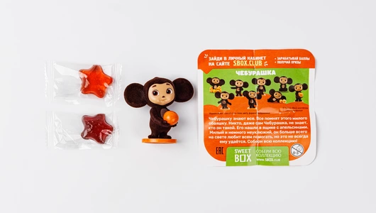 Сладкий бокс с игрушкой и мармеладом Сладкий бокс с игрушкой и мармеладом