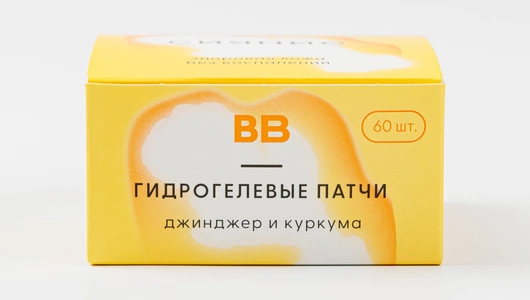 Патчи гидрогелевые для глаз с экстрактом джинджер и куркумы, 60 шт Патчи гидрогелевые для глаз с экстрактом джинджер и куркумы, 60 шт