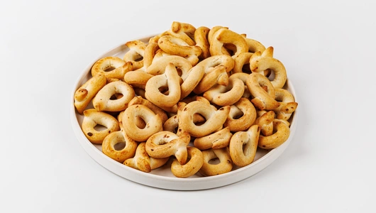 Таралли с луком без добавления сахара