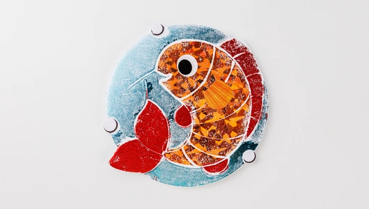 Аппликации магнитные "Перья и плавники"