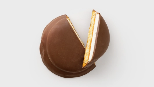 Печенье глазированное со вкусом "Полный кокос"