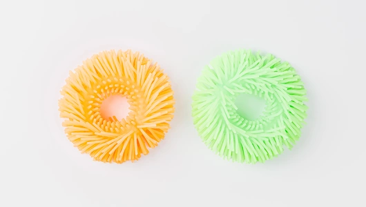 Эластичный браслет-антистресс ЛАПША, однотонный, в ассортименте