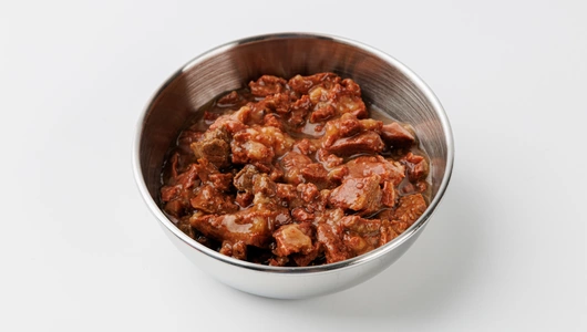 Корм влажный для кошек с чувств. пищеварением "Утка с потрошками сочные ломтики в соусе", 80 гр