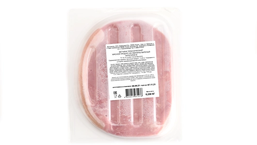 Ветчина Знаменский ветчинный дом Классическая из цельного куска мяса нарезка 250 г