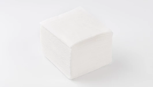 Салфетки бумажные 1 слой, 100 шт