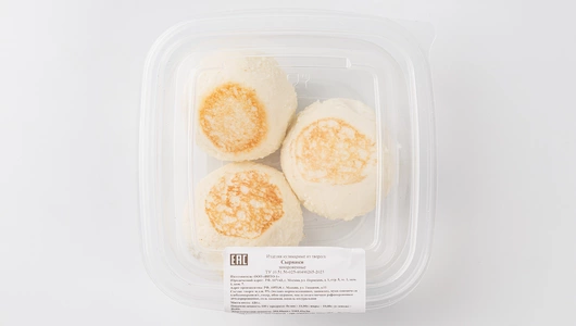 Сырники 3 шт, кафе рег