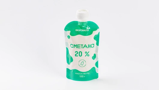 Сметана 20% дой-пак