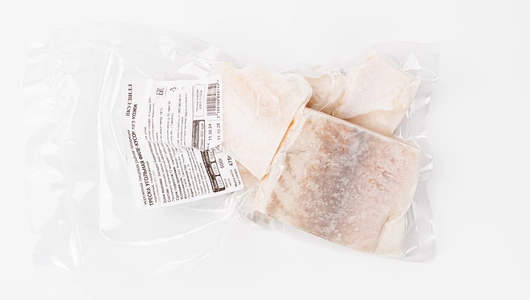 Угольная рыба (черная треска) филе-кусок без кожи зам., 500 г