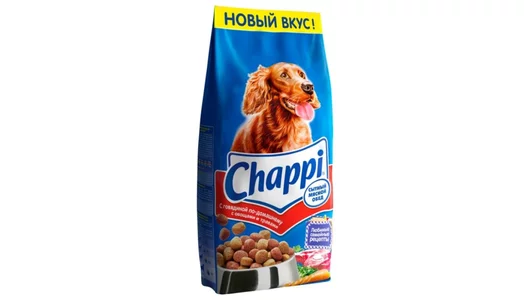 CHAPPI 15кг Корм для собак Говядина