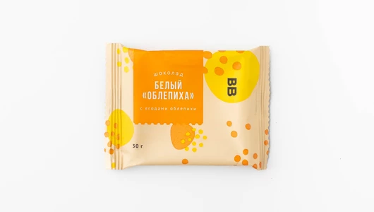 Шоколад белый "Облепиха"